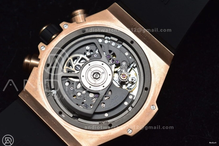 Edition Skeleton Dial A Strap Bang Black Rubber Hublot Unico on Best 904 SmartChoice 1:1 Big RG ZF 0710